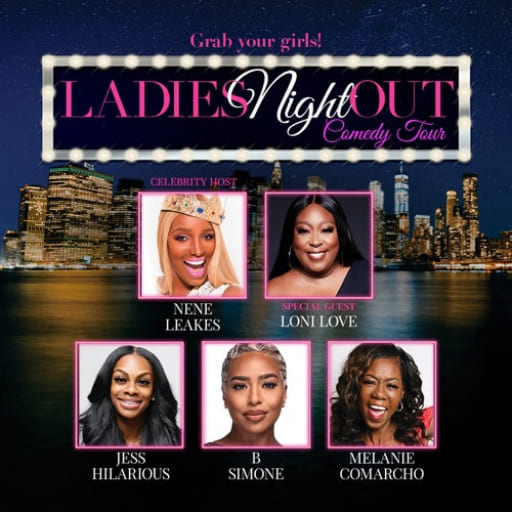 Ladies Night Out Comedy Tour Atlantic City Tickets